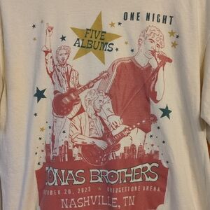 Jonas Brothers Graphic Tee - Cream